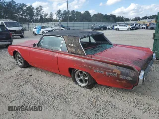 1962 Ford Thunderbird with VIN 2Y87Z133196, listed as a Copart auction lot 79568844 with 1,738 mi miles and Salvage Title. Bid and sale history available at DreamBid. Image 2.