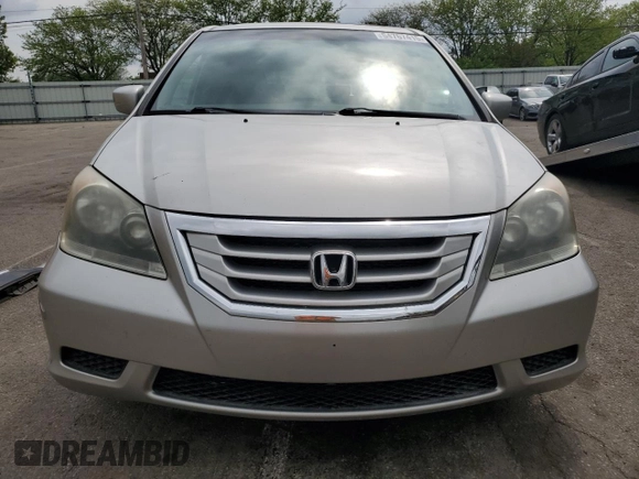 2009 Honda Odyssey EX-L with VIN 5FNRL38769B012220, listed as a Copart auction lot 54767415 with 192,640 mi miles and Salvage Title. Bid and sale history available at carsss.com. Image 5.