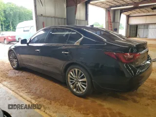 2020 Infiniti Q50 Luxe z VIN JN1EV7AR9LM252570, wystawiony jako Copart lot #58611975 z przebiegiem 148 107 mil mil oraz Czysty tytuł • Clean title. Historia ofert i sprzedaży dostępna na DreamBid. Obrazek 2.