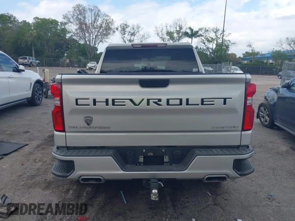 2020 Chevrolet Silverado 1500 Custom with VIN 3GCPWBEF8LG317269, listed as a IAAI auction lot 41708823 with 45,878 mi miles. Bid and sale history available at carsss.com. Image 16.