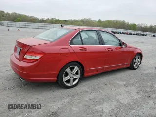 2011 Mercedes-Benz C with VIN WDDGF5EBXBR158693, listed as a Copart auction lot 51616425 with 123,994 mi miles and Salvage Title. Bid and sale history available at carsss.com. Image 3.