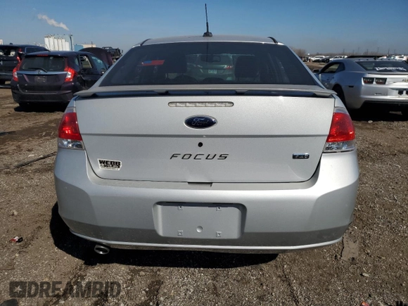 2008 Ford Focus SE with VIN 1FAHP35NX8W179702, listed as a Copart auction lot 43032555 with 101,309 mi miles and Salvage Title. Bid and sale history available at carsss.com. Image 6.