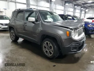 2016 Jeep Renegade Limited с VIN ZACCJBDT6GPC50163, выставлен на аукционе Copart как лот 60051655 с пробегом 81 189 миль миль и Списание • Salvage title. История ставок и продаж доступна на DreamBid. Изображение 4.