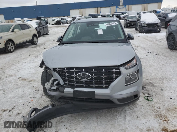 2021 Hyundai Venue SEL with VIN KMHRC8A34MU076370, listed as a Copart auction lot 46057825 with 9,271 mi miles and Non Repairable. Bid and sale history available at carsss.com. Image 5.