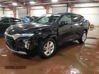 2021 Chevrolet Blazer LT z VIN 3GNKBJRS7MS520800, wystawiony jako Copart lot #42188345 z przebiegiem 26 696 mil mil oraz Szkoda całkowita • Salvage title. Historia ofert i sprzedaży dostępna na DreamBid. Obrazek 1.