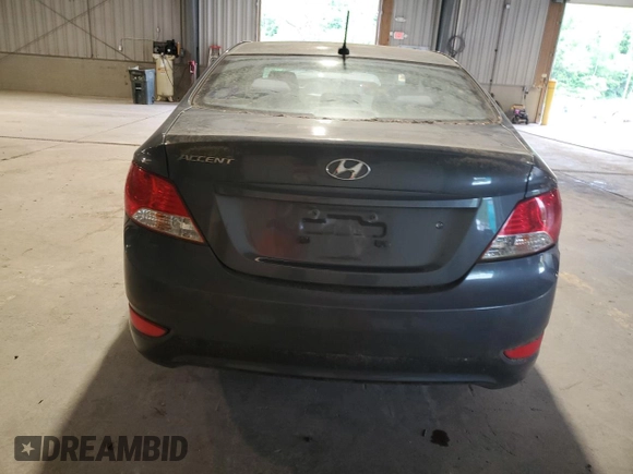 2012 Hyundai Accent GLS z VIN KMHCT4AE4CU053248, wystawiony jako Copart lot #58587535 z przebiegiem 81 904 mil mil oraz Tytuł czysty. Historia ofert i sprzedaży dostępna na DreamBid. Obrazek 6.