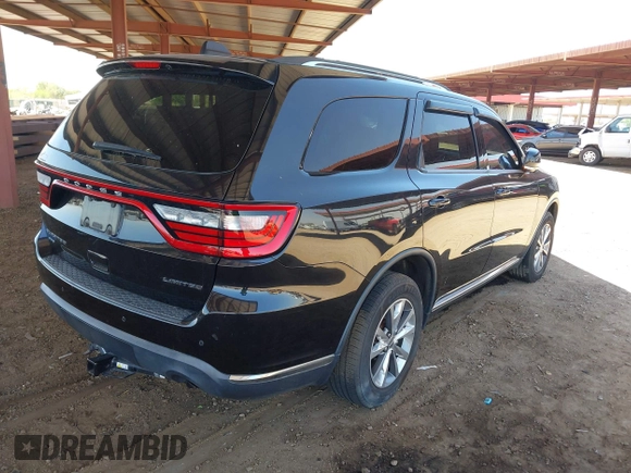 2015 Dodge Durango Limited z VIN 1C4RDJDG2FC690284, wystawiony jako IAAI lot #42508846 z przebiegiem 180 478 mil mil oraz . Historia ofert i sprzedaży dostępna na DreamBid. Obrazek 4.