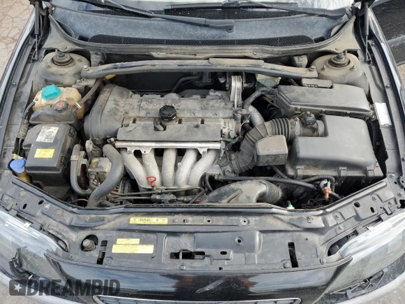 2003 Volvo S60 2.4L with VIN YV1RS61T632284394, listed as a Copart auction lot 89223865 with 204,425 mi miles and Salvage Title. Bid and sale history available at carsss.com. Image 12.
