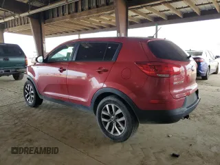 2015 Kia Sportage LX with VIN KNDPBCAC0F7674152, listed as a Copart auction lot 54567815 with 163,419 mi miles and Salvage Title. Bid and sale history available at carsss.com. Image 2.