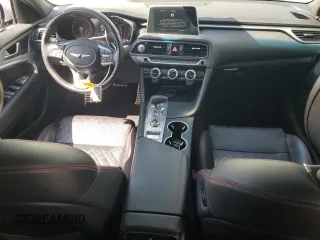 2019 Genesis G70 2.0T Advanced with VIN KMTG44LA9KU027242, listed as a Copart auction lot 71632864 with 72,288 mi miles and Salvage Title. Bid and sale history available at carsss.com. Image 8.