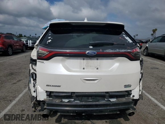 2016 Ford Edge SEL with VIN 2FMPK3J96GBB89264, listed as a Copart auction lot 54512915 with 41,685 mi miles and Salvage Title. Bid and sale history available at carsss.com. Image 6.