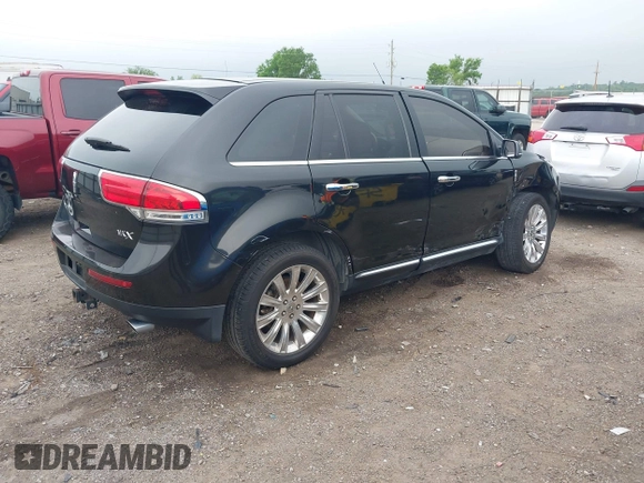 2012 Lincoln MKX with VIN 2LMDJ6JK0CBL13277, listed as a IAAI auction lot 42115328 with 134,939 mi miles and . Bid and sale history available at DreamBid. Image 4.