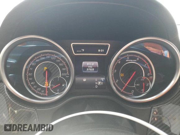 2016 Mercedes-Benz GLE 63 S AMG with VIN 4JGED7FB5GA024273, listed as a Copart auction lot 56300074 with 37,333 mi miles and Salvage title. Bid and sale history available at DreamBid. Image 9.