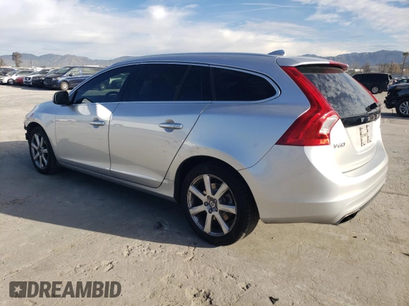 2017 Volvo V60 Premier with VIN YV140MEK9H1372844, listed as a Copart auction lot 44584685 with 131,025 mi miles and Salvage Title. Bid and sale history available at carsss.com. Image 2.