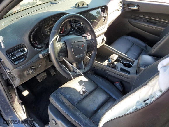 2021 Dodge Durango GT Plus with VIN 1C4RDHDG6MC555086, listed as a Copart auction lot 45399725 with 53,587 mi miles and Salvage Title. Bid and sale history available at carsss.com. Image 8.