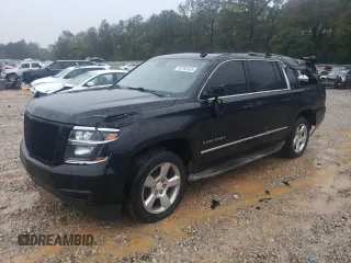 2015 Chevrolet Suburban LT with VIN 1GNSCJKC4FR295886, listed as a Copart auction lot 50192425 with 0 mi miles and Salvage Title. Bid and sale history available at carsss.com. Image 1.