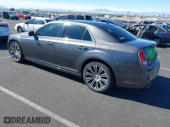 2013 Chrysler 300 with VIN 2C3CCABT4DH644186, listed as a IAAI auction lot 41693442 with 102,802 mi miles. Bid and sale history available at carsss.com. Image 3.