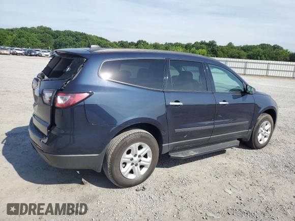 2017 Chevrolet Traverse LS with VIN 1GNKRFKD3HJ239637, listed as a Copart auction lot 61364815 with 118,481 mi miles and Salvage title. Bid and sale history available at DreamBid. Image 3.