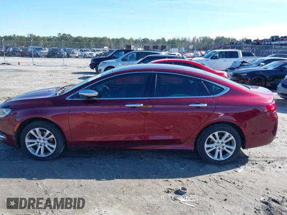 2015 Chrysler 200 Limited with VIN 1C3CCCAB7FN576741, listed as a IAAI auction lot 41374219 with 132,844 mi miles and . Bid and sale history available at DreamBid. Image 14.