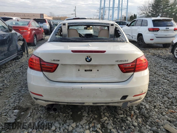 2017 BMW 4 Series 430i xDrive with VIN WBA4U9C34H5H64478, listed as a Copart auction lot 81466944 with Not provided miles and Salvage title. Bid and sale history available at DreamBid. Image 6.
