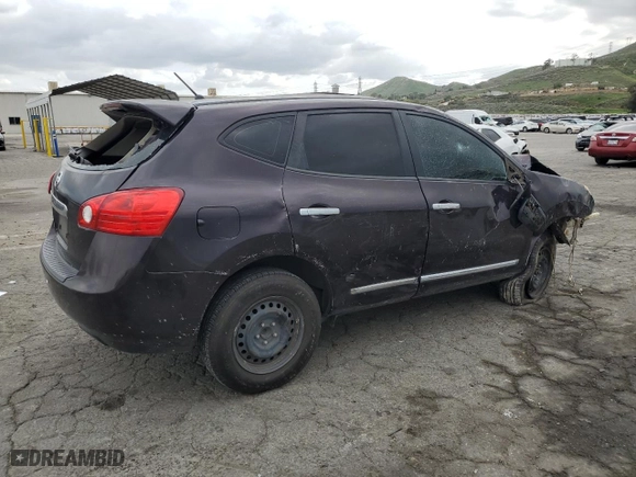 2013 Nissan Rogue S with VIN JN8AS5MT6DW543294, listed as a Copart auction lot 51003015 with 157,553 mi miles and Salvage Title. Bid and sale history available at carsss.com. Image 3.