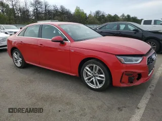 2020 Audi A4 Premium with VIN WAUDNAF40LN013144, listed as a Copart auction lot 56367095 with 22,424 mi miles and Salvage title. Bid and sale history available at DreamBid. Image 4.