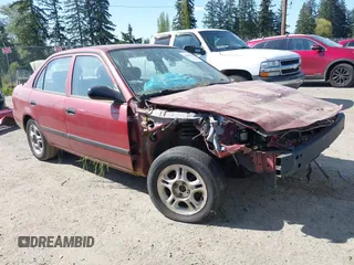 1998 Chevrolet Prizm Lsi with VIN 1Y1SK5285WZ433722, listed as a IAAI auction lot 42093955 with 1 mi miles. Bid and sale history available at carsss.com. Image 1.