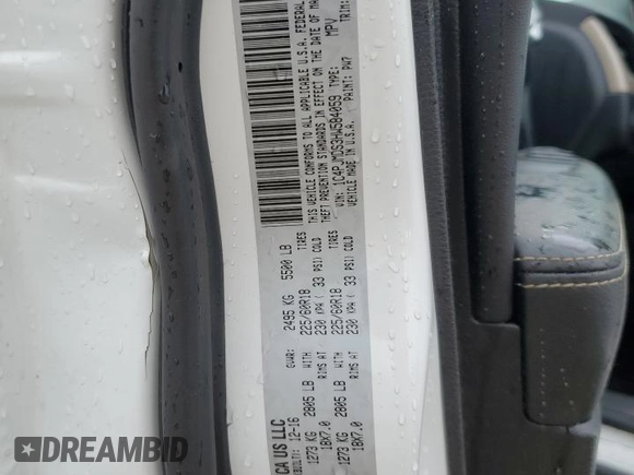 2017 Jeep Cherokee High Altitude with VIN 1C4PJMDS3HW584059, listed as a Copart auction lot 59781395 with 69,878 mi miles and Salvage title. Bid and sale history available at DreamBid. Image 12.