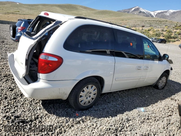 2007 Chrysler Town & Country LWB LX with VIN 2A4GP44R77R190982, listed as a Copart auction lot 52842984 with 0 mi miles and Salvage Title. Bid and sale history available at carsss.com. Image 3.