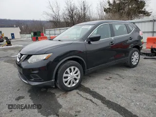 2016 Nissan Rogue SV with VIN KNMAT2MVXGP666538, listed as a Copart auction lot 45104455 with 101,104 mi miles and Salvage Title. Bid and sale history available at DreamBid. Image 1.