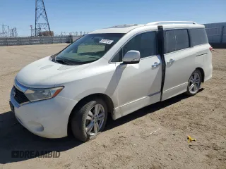 2012 Nissan Quest SV with VIN JN8AE2KP4C9048553, listed as a Copart auction lot 63817275 with 186,379 mi miles and Clean title. Bid and sale history available at DreamBid. Image 1.