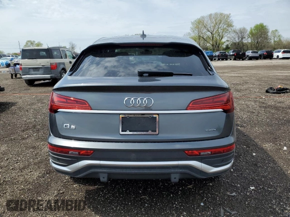 2023 Audi Q5 Sportback S line Premium с VIN WA14AAFY8P2149962, выставлен на аукционе Copart как лот 54021195 с пробегом 36 875 миль миль и Списание • Salvage title. История ставок и продаж доступна на DreamBid. Изображение 6.