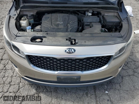 2016 Kia Sedona LX with VIN KNDMB5C10G6216306, listed as a Copart auction lot 50945055 with 73,754 mi miles and Salvage Title. Bid and sale history available at carsss.com. Image 12.