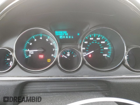 2013 Buick Enclave Leather with VIN 5GAKRCKDXDJ220277, listed as a Copart auction lot 46307075 with 164,463 mi miles and Salvage Title. Bid and sale history available at carsss.com. Image 9.
