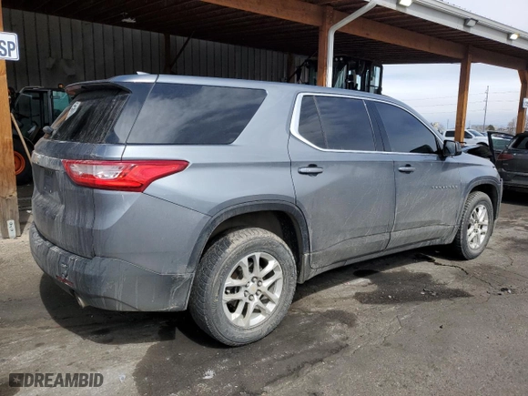 2021 Chevrolet Traverse LS with VIN 1GNEVFKW4MJ148364, listed as a Copart auction lot 49289465 with 78,465 mi miles and Salvage Title. Bid and sale history available at carsss.com. Image 3.