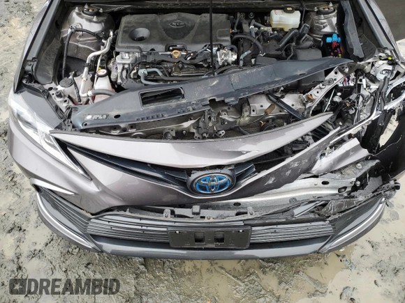 2022 Toyota Camry Hybrid LE with VIN 4T1C31AK1NU041632, listed as a Copart auction lot 84563844 with 36,255 mi miles and Salvage Title. Bid and sale history available at carsss.com. Image 12.