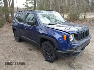 2021 Jeep Renegade Upland Edition with VIN ZACNJDAB3MPM38275, listed as a IAAI auction lot 41722676 with 45,326 mi miles. Bid and sale history available at carsss.com. Image 1.