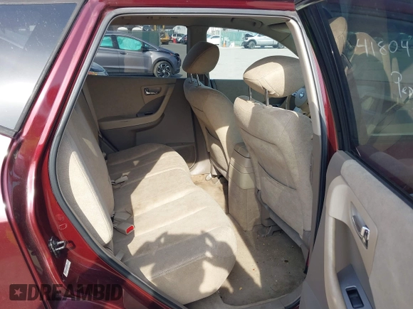 2007 Nissan Murano S with VIN JN8AZ08W67W600245, listed as a IAAI auction lot 41804161 with 144,554 mi miles and . Bid and sale history available at DreamBid. Image 8.