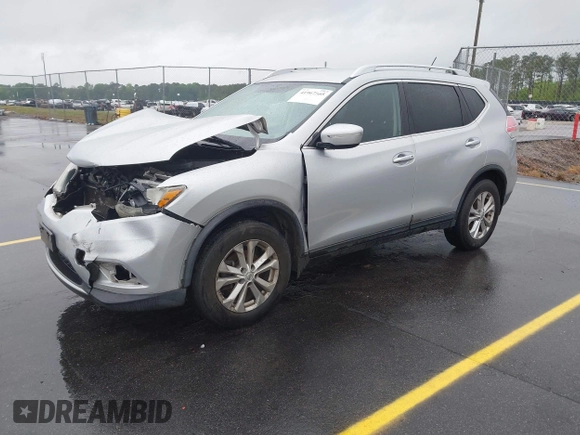 2015 Nissan Rogue SV with VIN KNMAT2MTXFP557333, listed as a IAAI auction lot 41967505 with 238,319 mi miles. Bid and sale history available at carsss.com. Image 2.