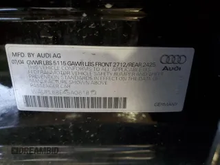 2005 Audi S4 z VIN WAUPL68E45A061813, wystawiony jako Copart lot #73425354 z przebiegiem 108 149 mil mil oraz Szkody całkowita. Historia ofert i sprzedaży dostępna na DreamBid. Obrazek 12.