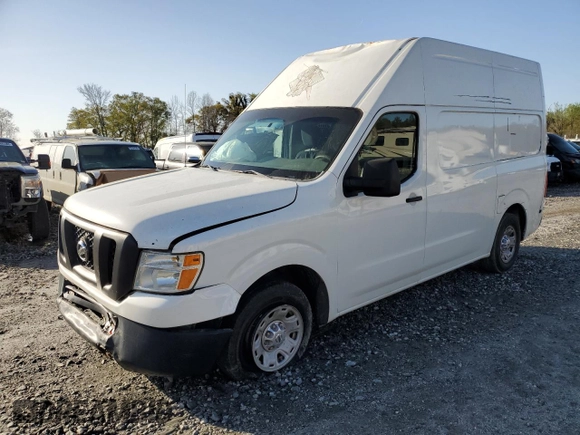 2012 Nissan NV S with VIN 1N6AF0LY4CN107187, listed as a Copart auction lot 51201825 with 350,097 mi miles and Salvage title. Bid and sale history available at DreamBid. Image 1.
