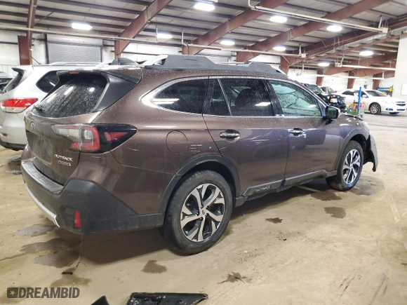 2021 Subaru Outback Touring with VIN 4S4BTAPC1M3112361, listed as a Copart auction lot 45986385 with 0 mi miles and Clean Title. Bid and sale history available at carsss.com. Image 3.