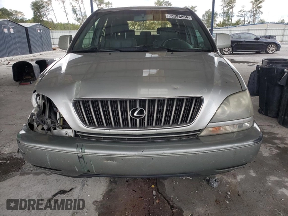 2000 Lexus RX 300 with VIN JT6GF10UXY0079539, listed as a Copart auction lot 73396854 with 184,025 mi miles and Salvage Title. Bid and sale history available at carsss.com. Image 5.