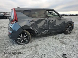 2021 Kia Soul Turbo with VIN KNDJ53AF2M7742178, listed as a Copart auction lot 85120514 with 38,759 mi miles and Salvage Title. Bid and sale history available at DreamBid. Image 3.