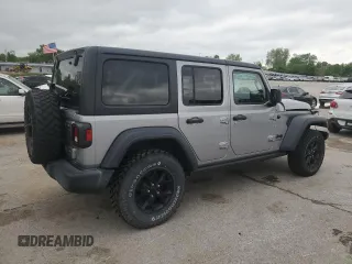 2020 Jeep Wrangler Unlimited Sport с VIN 1C4HJXDG1LW206543, выставлен на аукционе Copart как лот 55635105 с пробегом 68 808 миль миль и Списание • Salvage title. История ставок и продаж доступна на DreamBid. Изображение 3.