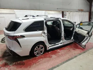 2023 Toyota Sienna Platinum with VIN 5TDESKFC5PS103449, listed as a Copart auction lot 85737154 with 16,186 mi miles and Non Repairable. Bid and sale history available at DreamBid. Image 3.