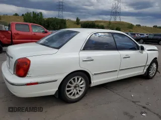 2005 Hyundai XG with VIN KMHFU45E65A417601, listed as a Copart auction lot 68658414 with 242,348 mi miles and Salvage Title. Bid and sale history available at carsss.com. Image 3.