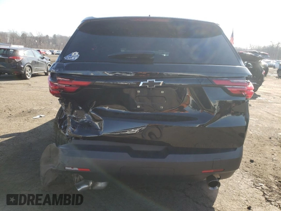 2022 Chevrolet Traverse LS with VIN 1GNEVFKW5NJ120168, listed as a Copart auction lot 50798015 with 45,373 mi miles and Salvage Title. Bid and sale history available at carsss.com. Image 6.