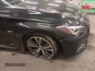 2018 Infiniti Q60 Luxe with VIN JN1EV7EL1JM393037, listed as a IAAI auction lot 41308526 with 54,065 mi miles and . Bid and sale history available at DreamBid. Image 20.