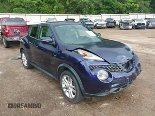 2015 Nissan Juke S with VIN JN8AF5MV3FT557180, listed as a IAAI auction lot 42481409 with 55,490 mi miles and . Bid and sale history available at DreamBid. Image 1.